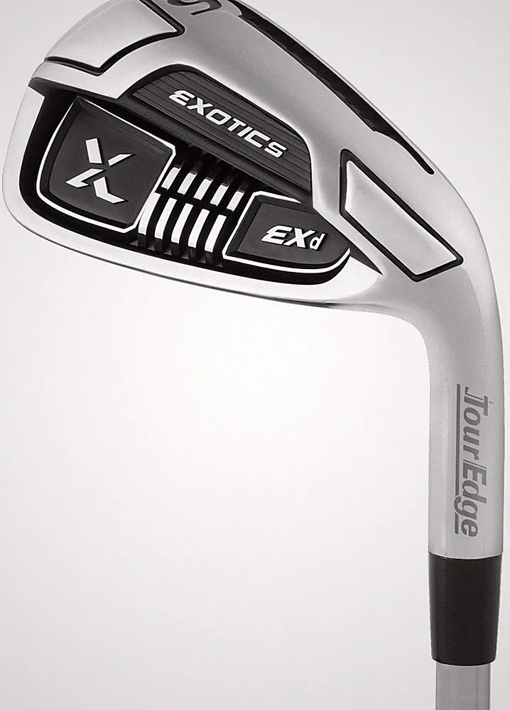 Tour Edge Golf Club Exotics EXD 6-PW Iron Set Stiff Steel KBS Tour Very Good