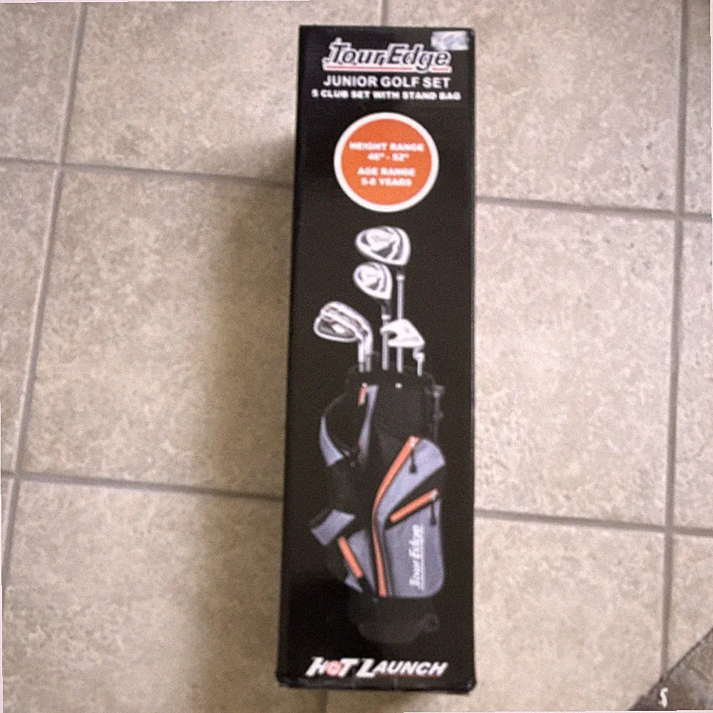 Tour Edge HL-J Junior 5 Club Golf Set Right-Handed Stand Bag Orange New