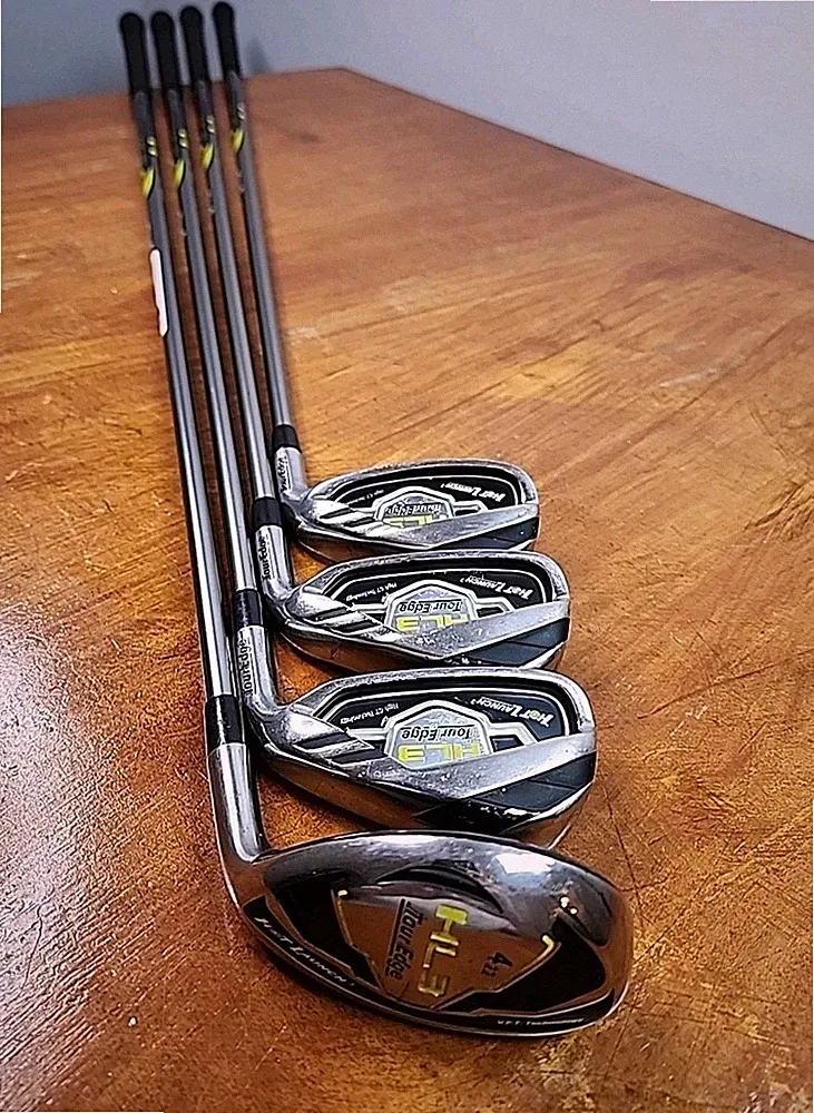 Tour Edge Hl3 4 Pcs Golf Clubs 6, 7, 8 Irons 4 Hybrid UST Miyama 60 Regular RH