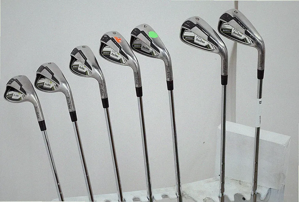 Tour Edge Hl4 Iron Set 5-Pw, Sw Stiff Flex Kbs Tour 90 Steel 13081559 Good