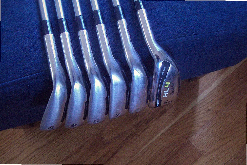 Tour Edge HL4 irons 5-9,AW (no PW) 55g A/senior graphite -1/2"