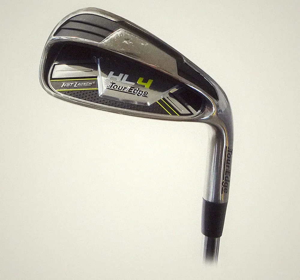 Tour Edge Hot Launch 4 Single 7 Iron Steel KBS Tour 90 Regular Flex