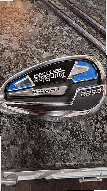 Tour Edge Hot Launch C522 Vibrcor S-Wedge Stiff Steel Shaft Right-Handed