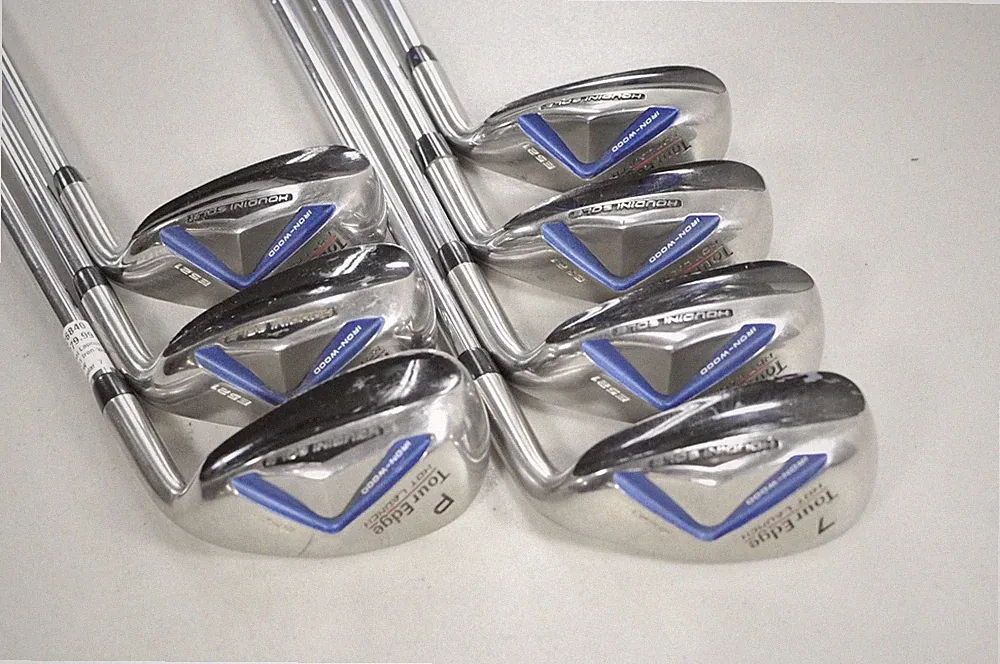 Tour Edge Hot Launch E521 Iron-Wood 4-PW Iron Set Regular Flex KBS Steel #226840