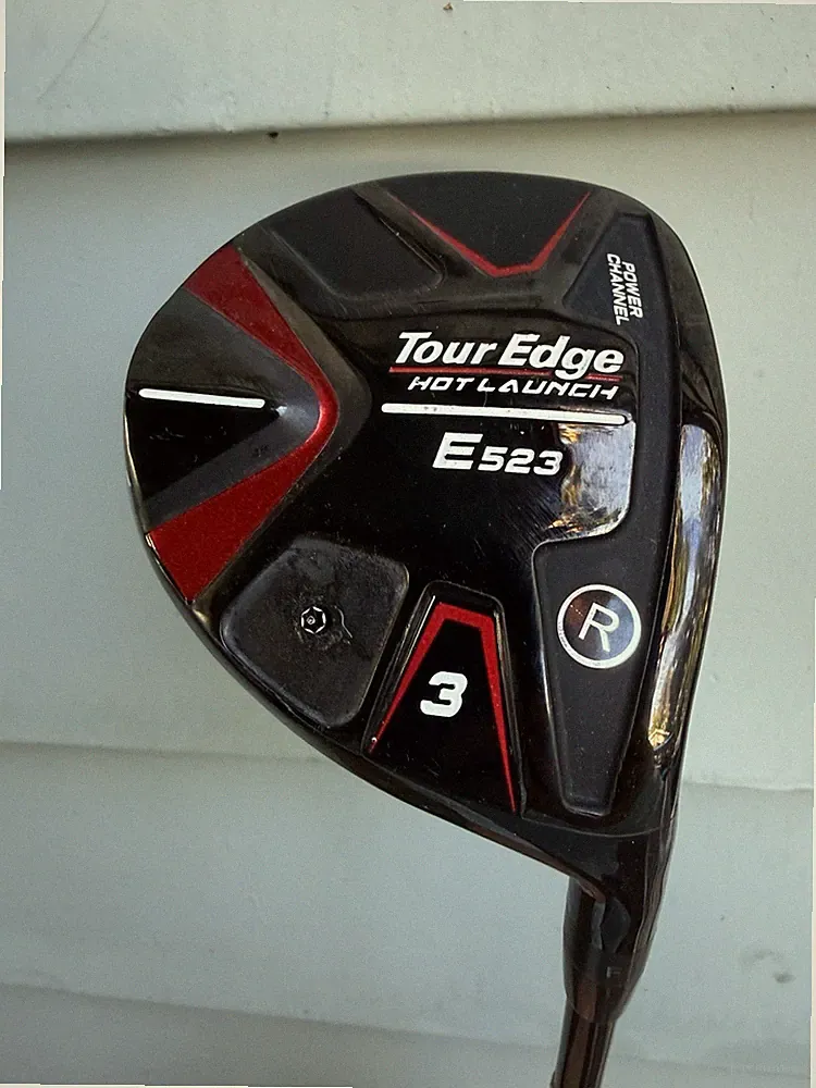 Tour edge hot launch E523 3 wood golf club R flex shaft RH