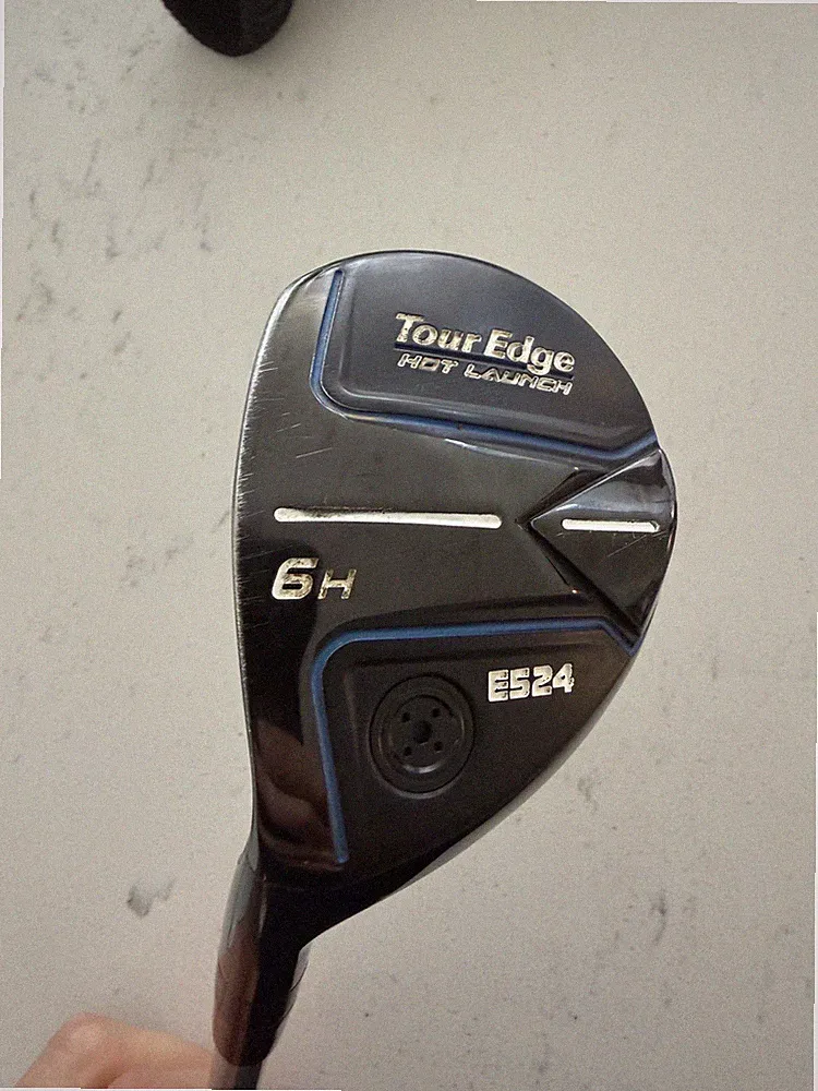 Tour Edge Hot Launch E524 6 Hybrid 6H Aldila Ascent 55g Regular Left Handed