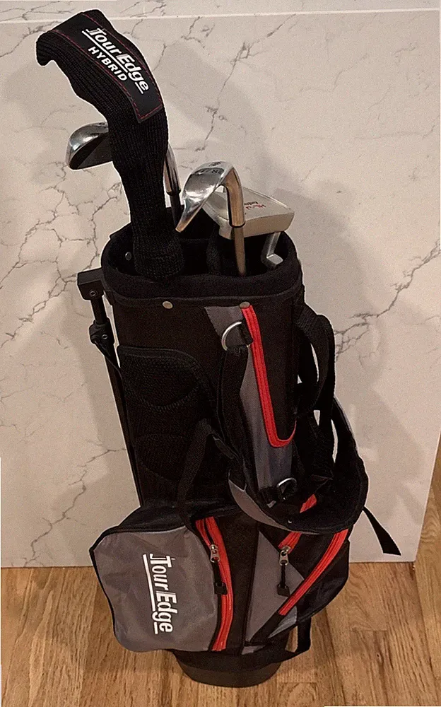 Tour Edge Hot Launch HL-J Golf Set Youth Kids JR Red 4pc w/Bag - LH