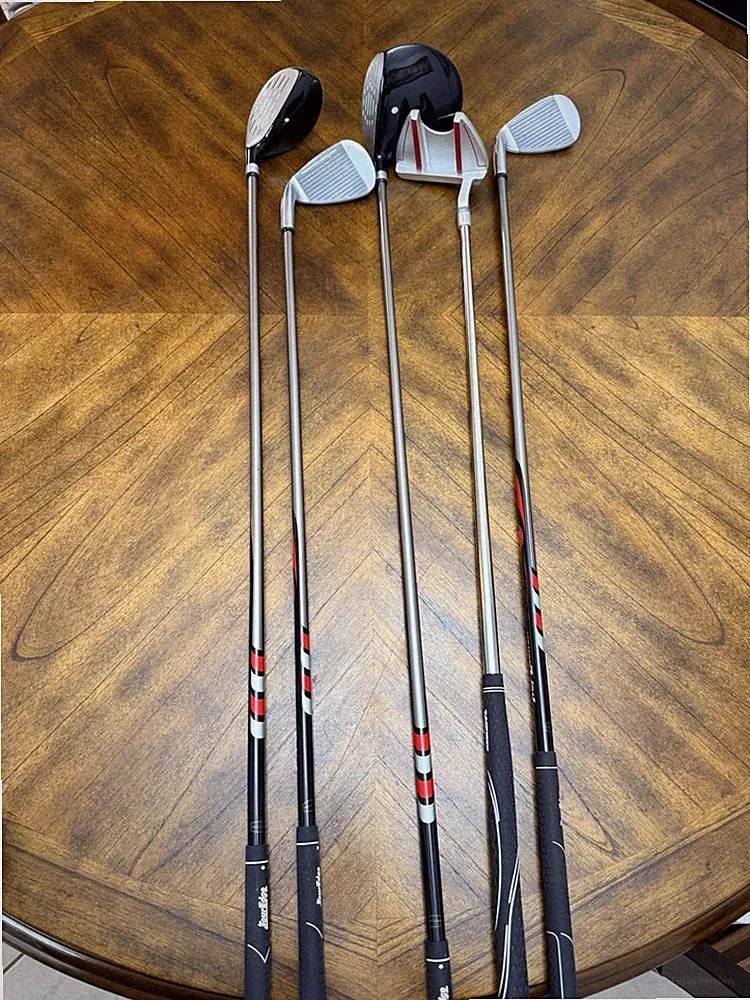 Tour Edge Hot Launch HL-J Junior Golf Club Set Driver Hybrid Iron Putter 5 Clubs