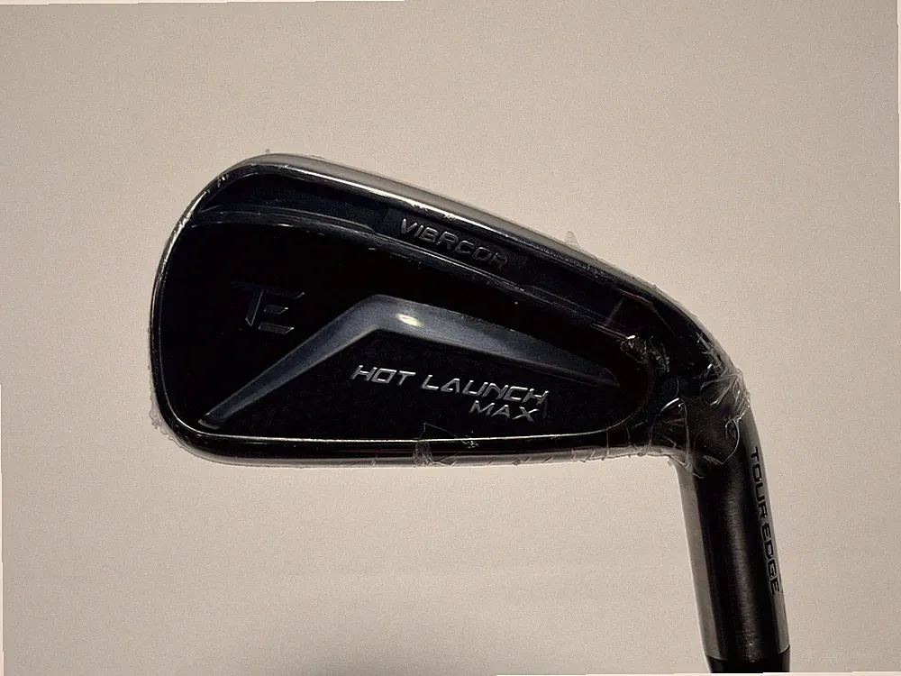 Tour Edge Hot Launch Max Single 7 Iron Fitter 2* Flat KBS Max MT Stiff RH NEW