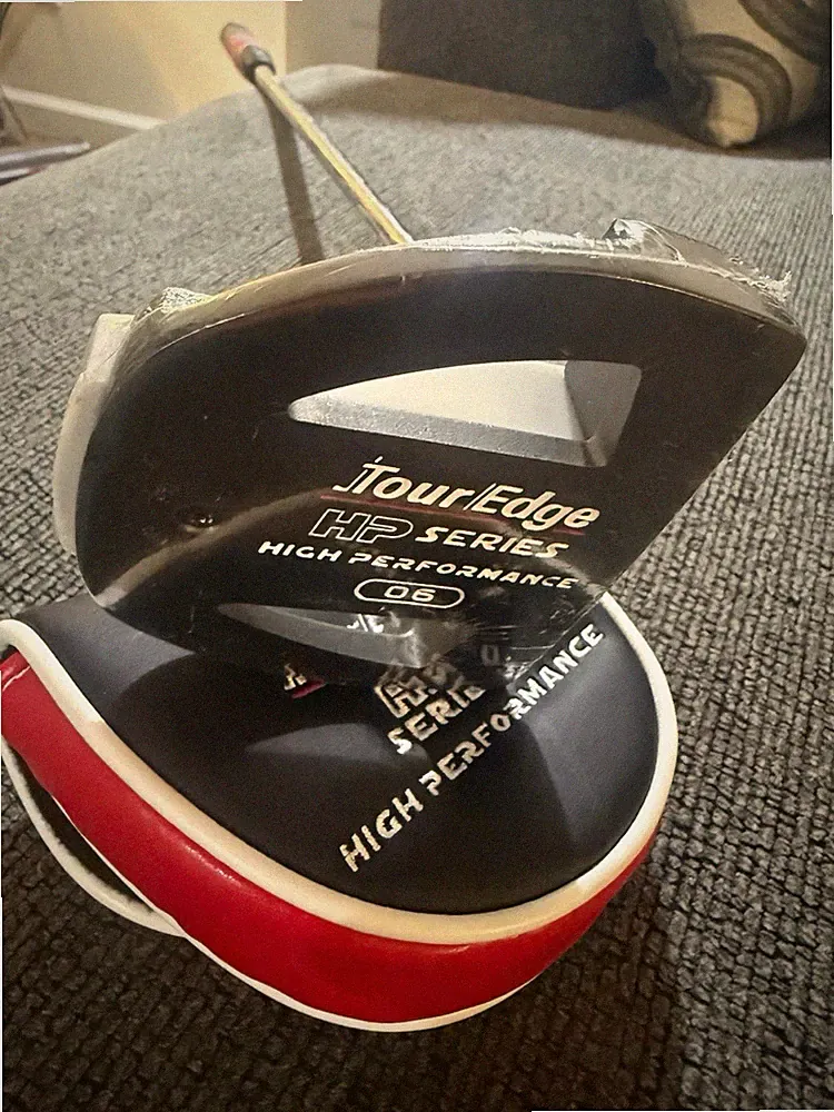 Tour Edge HP Series 06 Putter Right-Handed Black/Red/White 1 Club w/ Cover