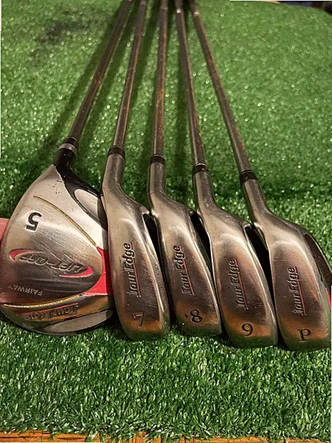 Tour Edge Jr Set 5 Wood Graphite 7-PW Irons Steel Shafts
