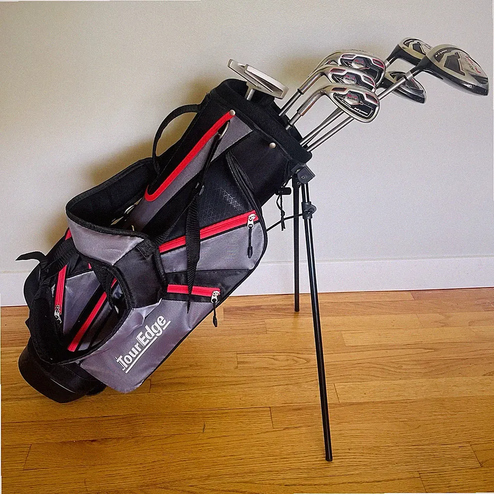 Tour Edge Junior Golf Set Hot Launch HLJ LH 7 Clubs Bag 9-12yrs Irons Driver