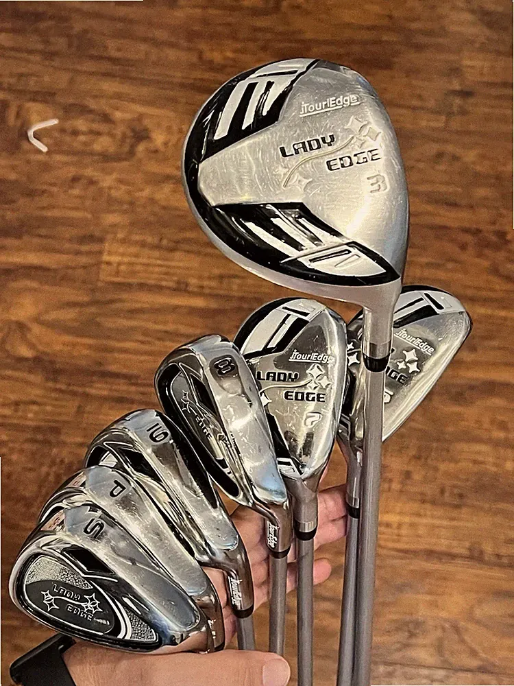 Tour Edge Lady Edge Golf Set S-8 Iron 7h 6h 3w R.H.
