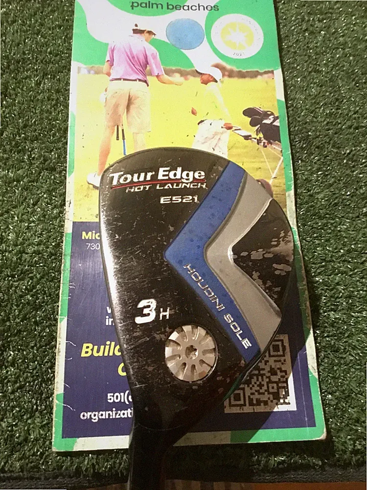 Tour Edge Left Handed Ladies Hot Launch E521 Houdini Sole 3 Hybrid HD50 Graphite