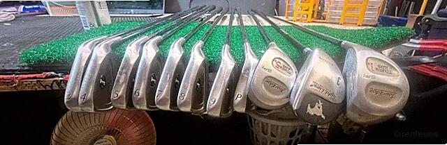 Tour Edge SP1 Set Of 11- RH -3-PW-DRIVER-5 WOOD-OFF BRAND 3W-NICE SET-LITE WEAR