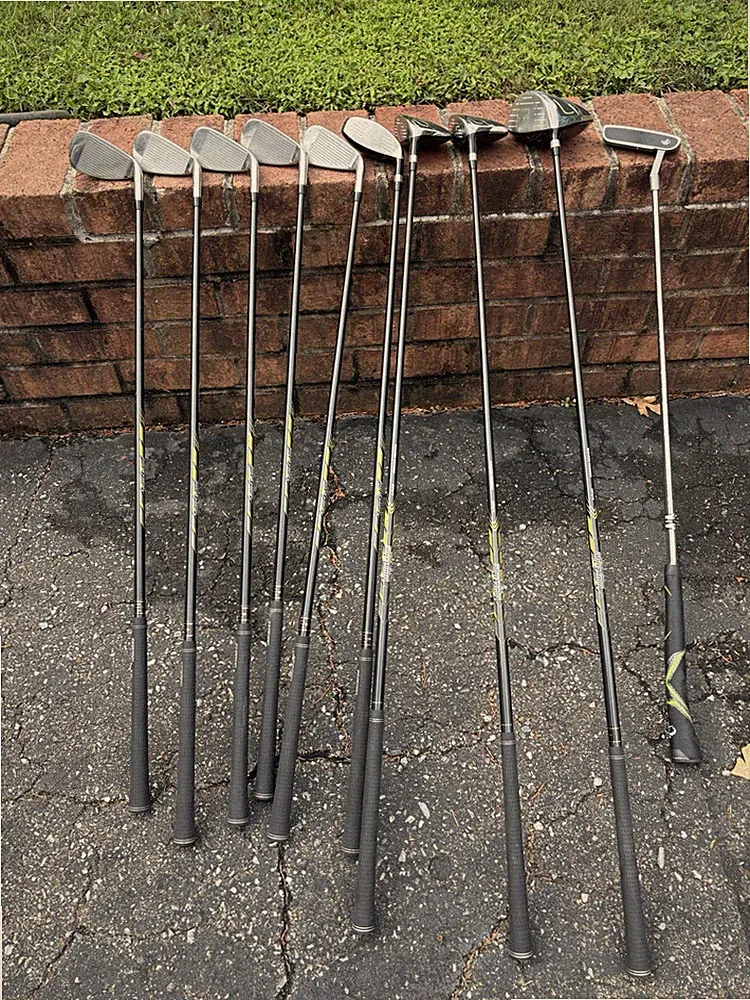 Tour Edge TE-200 Complete Golf Club Set Driver 3W 5W 5H 6-9i Putter Senior Flex