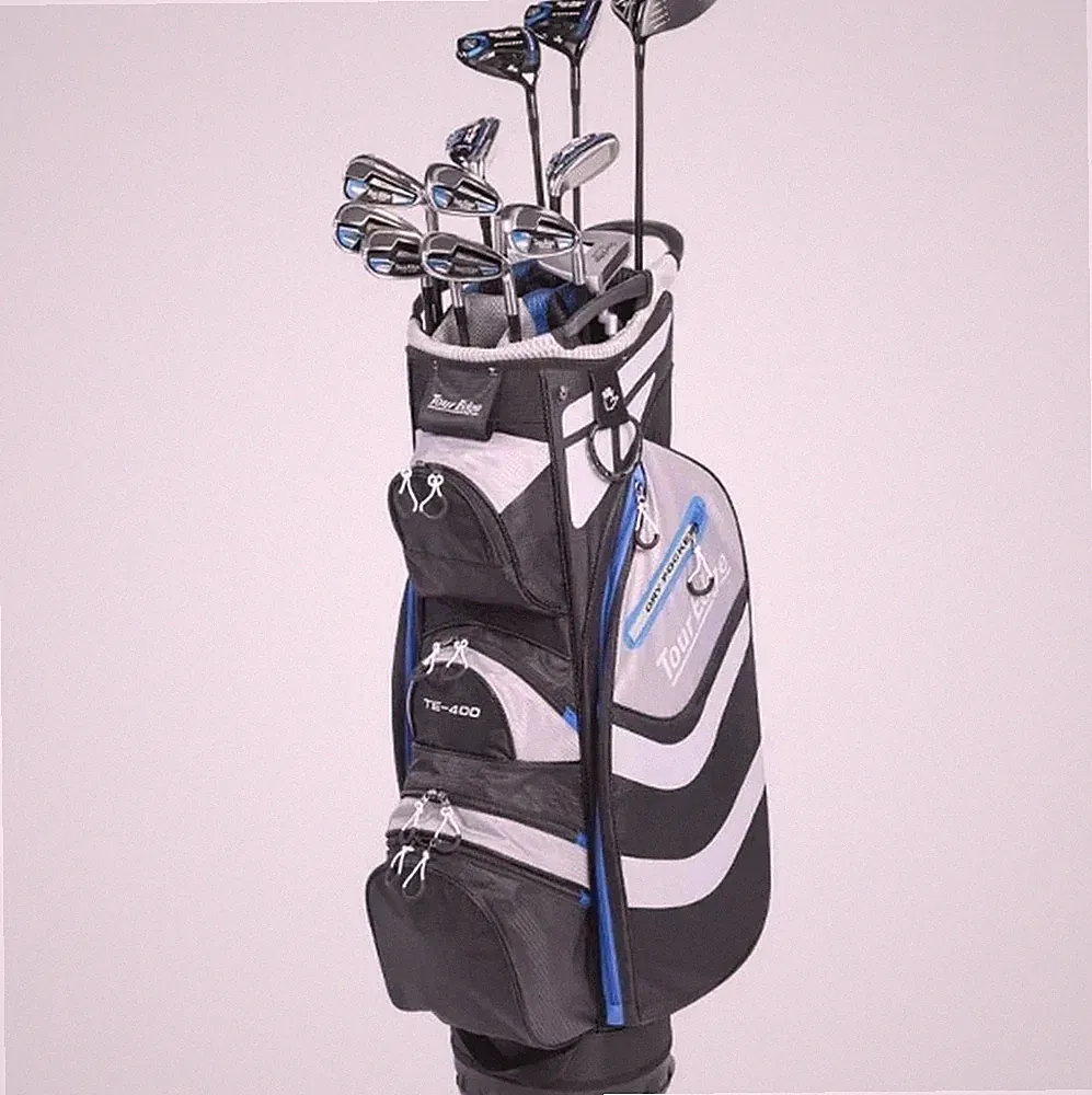 Tour Edge TE-400 Complete Golf Set 13pc Steel Uniflex Mens w/ Bag New