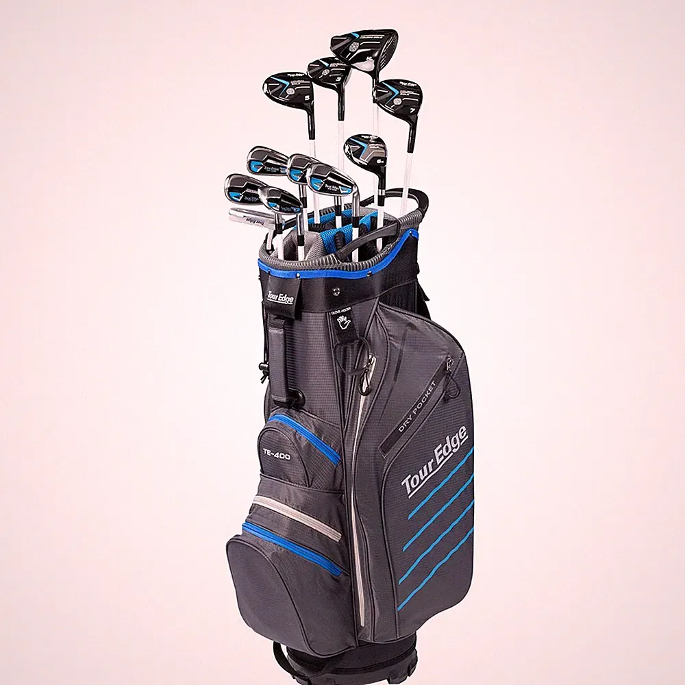 Tour Edge TE-400 Women's Complete Golf Set w/ Cart Bag Graphite