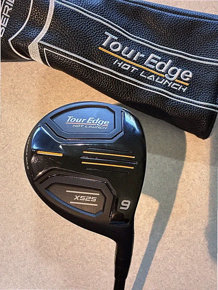 TOUR EDGE X525 Hot Launch #9 Wood UST Helium 50 A Senior Graphite Shaft & Cover