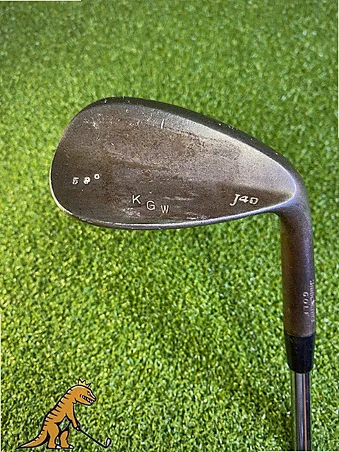 Tour Issue Bridgestone J40 Raw 58* Lob Wedge Dynamic Gold X100 Steel Extra Stiff