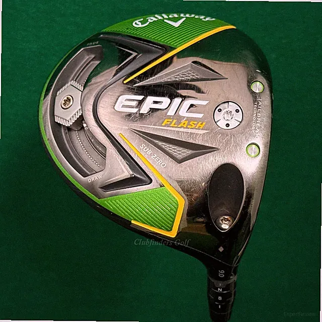 TOUR ISSUE Callaway Epic Flash Sub Zero 'SD' 9° 'TCF' Driver HZRDUS 6.0 Stiff
