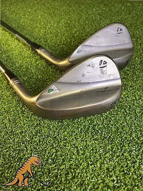 Tour Issue TaylorMade Milled Grind 4 Raw 50.09*, 56.12* Wedge Set Project X 6.0