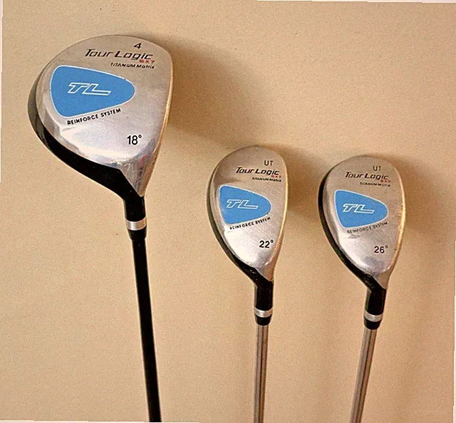 Tour Logic SX7 Ladies 18* Fairway Wood, 22* & 26* Hybrid Utility Wood Set