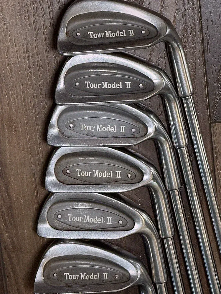 Tour Model II Iron Set 4-6 & 8-PW Steel Right Handed Golf Clubs Irons 36” To 38”