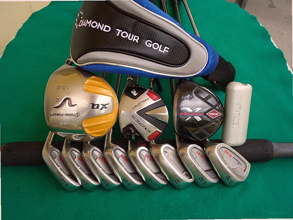 TP Exotics Mizuno Irons Driver Woods Putter Complete Golf Club Set Mens RH