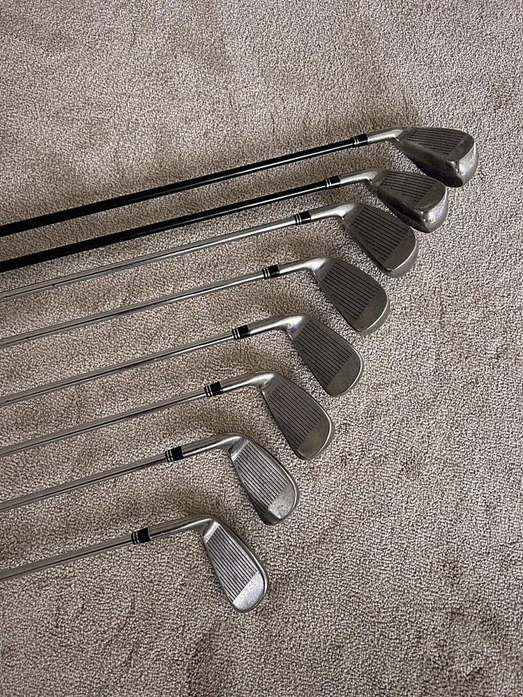 TPS POWERBILT EX-100 GOLF IRON HYBRID SET STEEL GRAPHITE 3 4 5 6 7 8 9 PW RIGHT