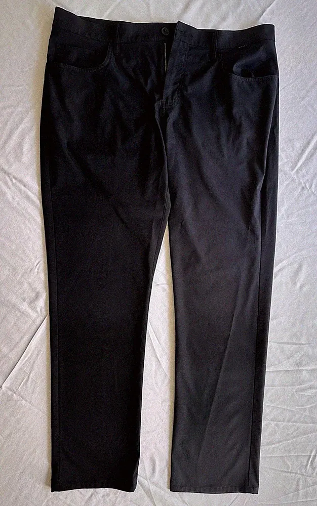 Travis Matthew Open To Close Golf Pants Mens Sz 38 Performance 1MT435 Black