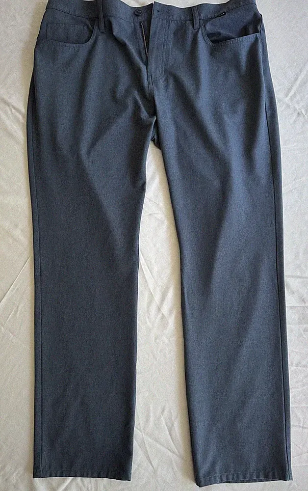 Travis Matthew Open To Close Golf Pants Mens Sz 38 Performance 1MT435 Blue