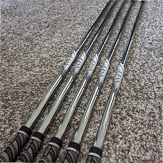 True Temper AMT SILVER STIFF FLEX 2025 Iron Shaft Set 5pc .355 Tip 34-36.5”