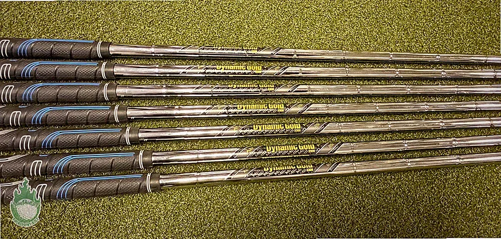 True Temper Dynamic Gold MID S300 115g Stiff 4-PW Steel Iron Set Shafts .355"