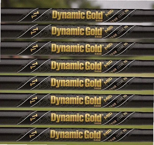 True Temper Dynamic Gold Tour Issue 115 Mid Gunmetal Iron Shafts BUNDLE Sets