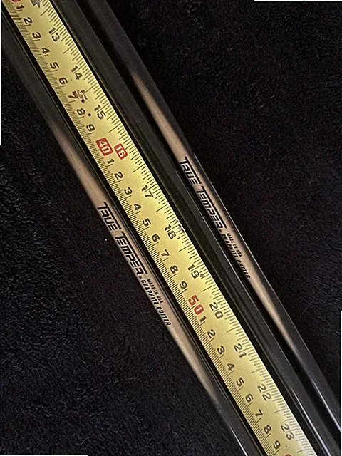 True Temper Graphite Putter Shaft- Black And Gold