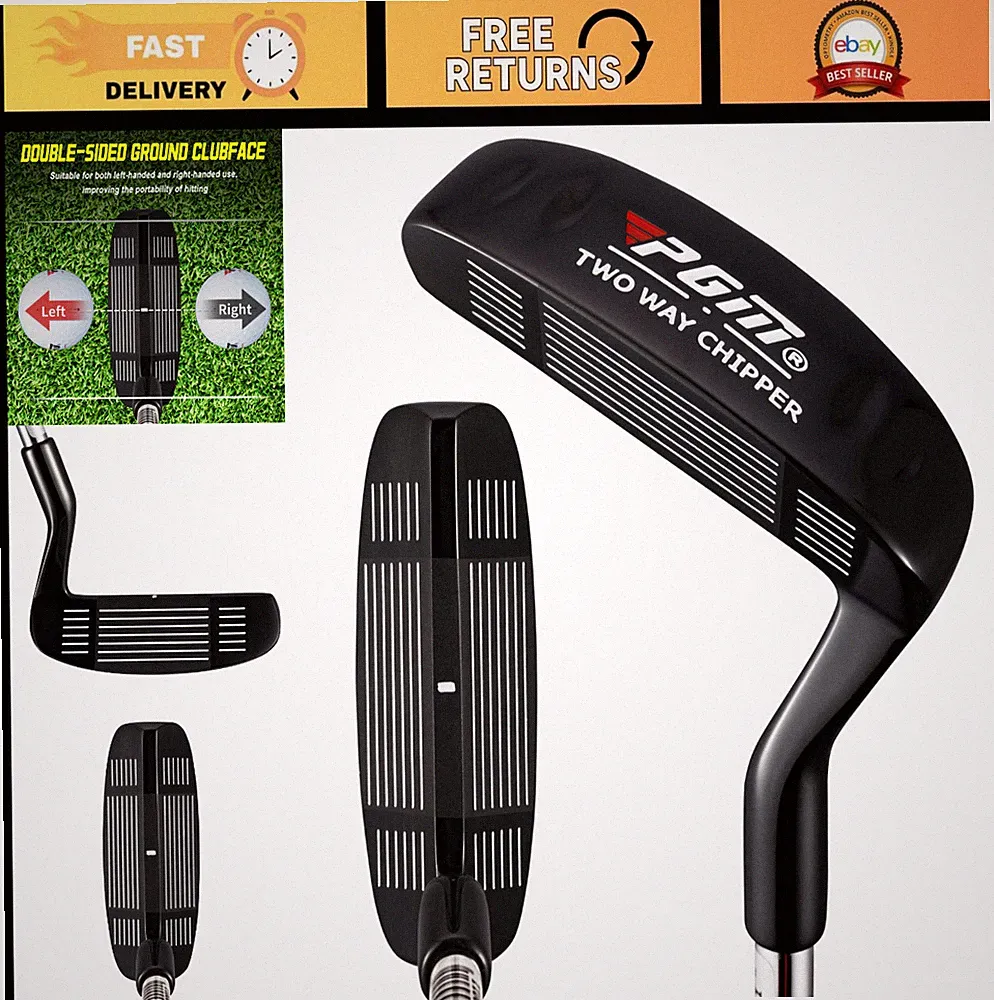 Two-Way Golf Chipper Club for Men & Women, Ambidextrous, High Forgiveness, Short