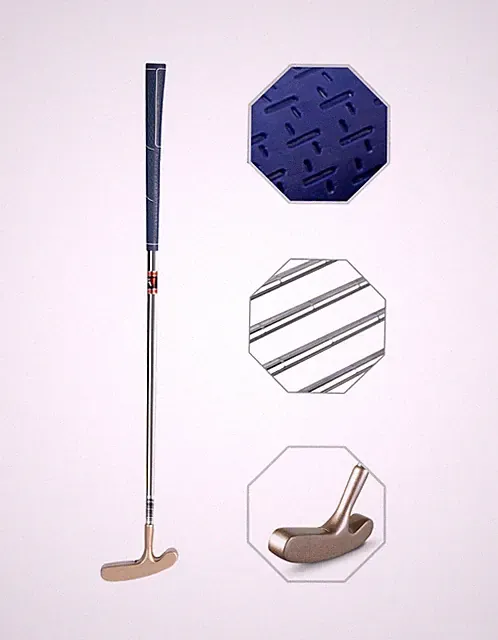 Two Way Junior Golf Putter Stainless Steel Kids Right/Left Handed Ages 312