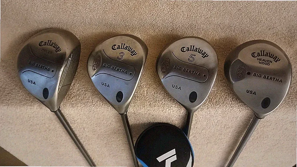 TZ GOLF - Callaway Big Bertha 9* MINI Driver, 3, 5, & 7 Woods SET Firm Flex RH
