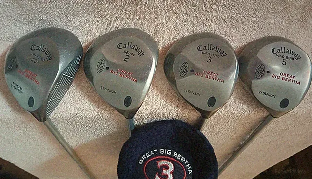 TZ GOLF - Callaway GBB Warbird Ti Men's 10*, 2, 3, & 5 Wood SET Reg Graphite RH