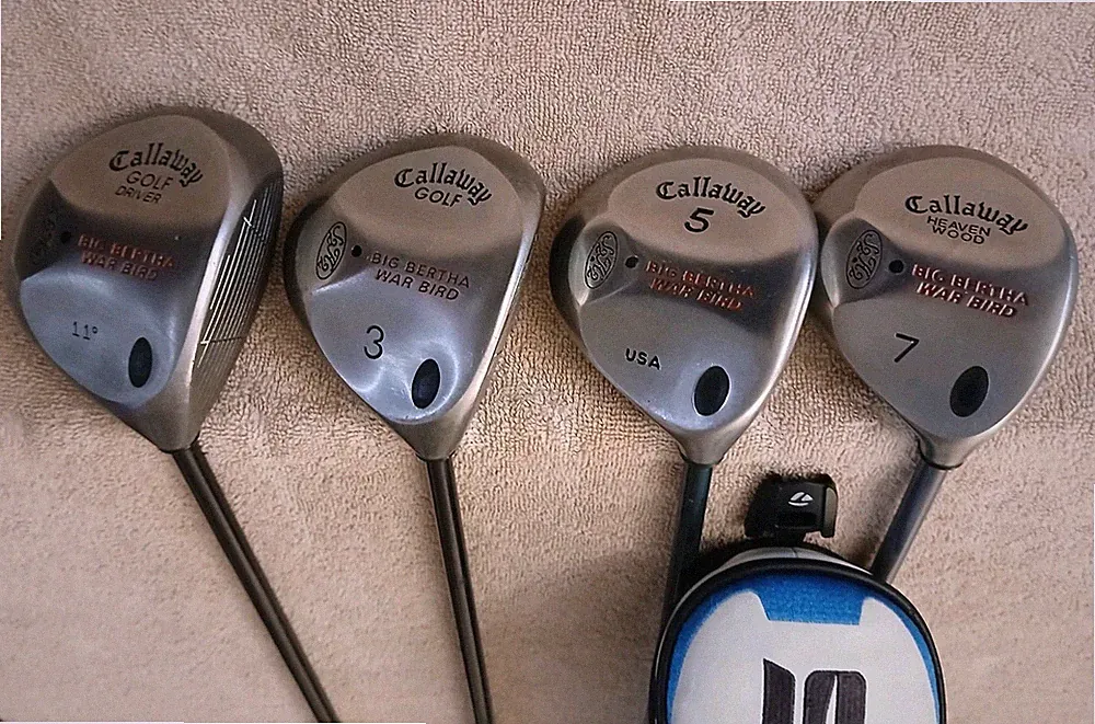 TZ GOLF - EASY TO HIT Callaway Big Bertha Warbird 11*, 3, 5, 7 Woods SET R RH