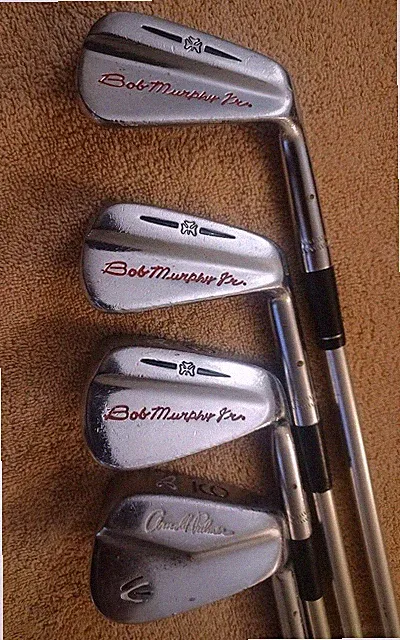 TZ GOLF - VINTAGE Rare BLADES Bob Murphy Jr. 2-PW 9 Club Iron Set by GolfCraft
