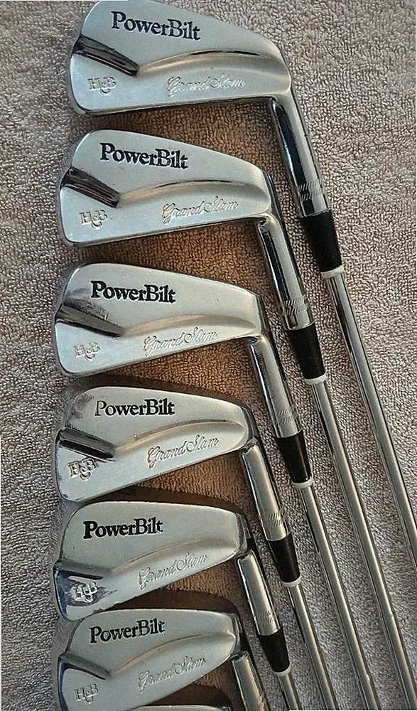 TZ GOLF - VINTAGE RARE Lady/Jr. HB PowerBilt Grand Slam BLADES 3-W, 8 Clubs, RH