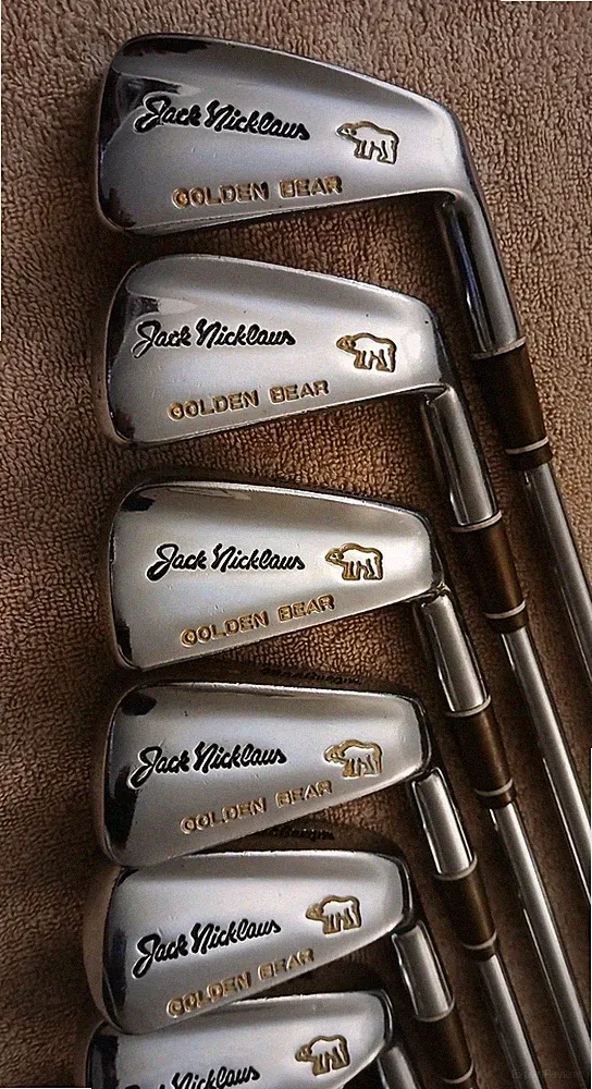 TZ GOLF - VINTAGE RARE Macgregor Jack Nicklaus Golden Bear 3-PW Irons Stele RH