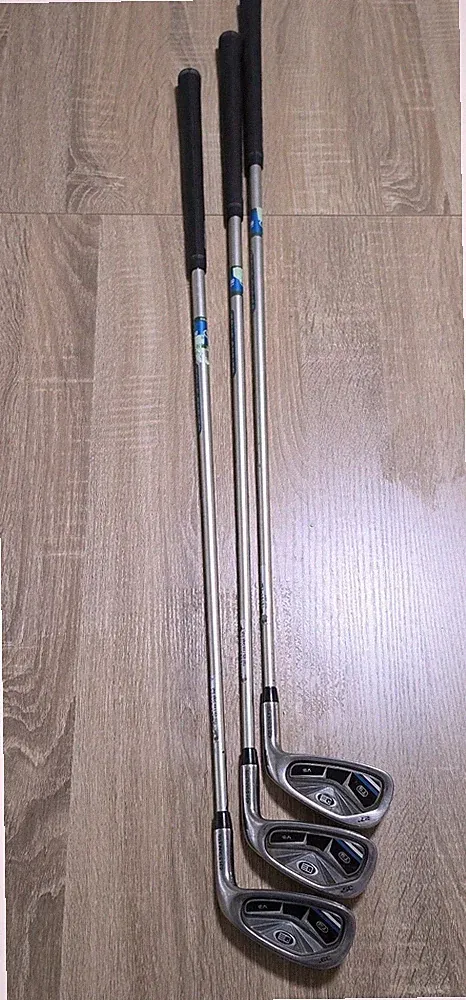U.S. Kids Golf Tour Series junior irons 8, 7, and 5