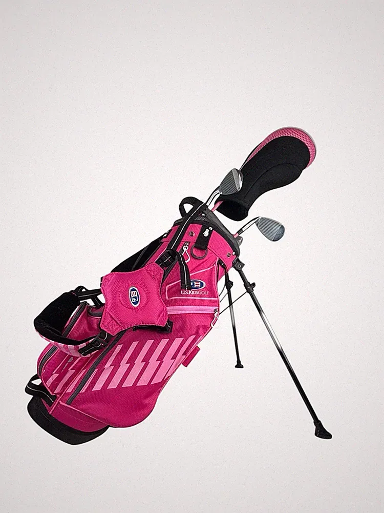U.S. Kids Golf Ultralight 48" Pink Junior Bag~Golf Girl Clubs Set-RH~BARELY USED