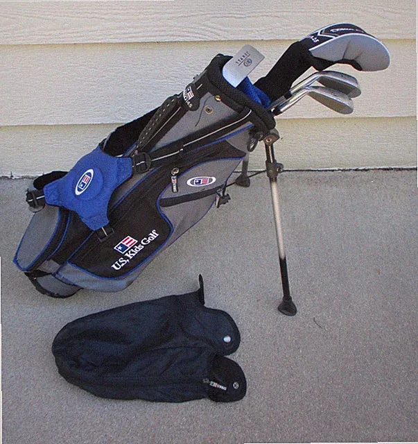 U.S Kids Golf USKG WT-25U 45" Youth Golf Set #3 FD Iron #7 PW Putter w/ Bag - RH