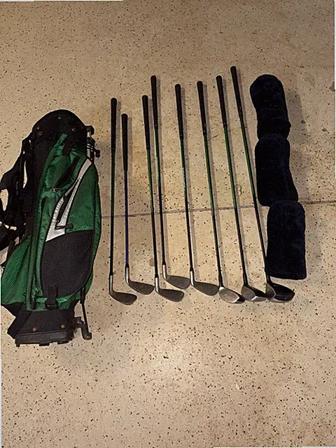 U.S. Kids (LH clubs) Complete Set (no Putter) 8 clubs total [bag/head-covers] ⛳️