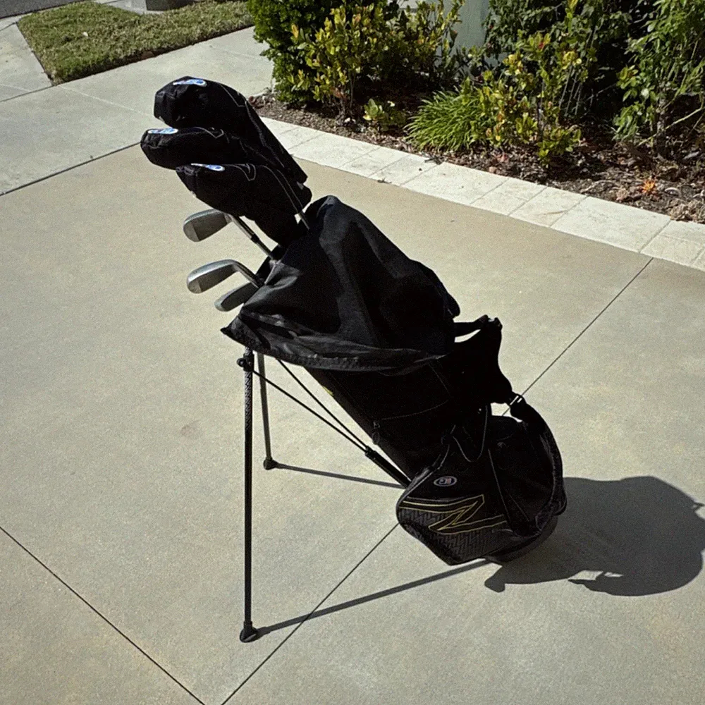 U.S. Kids Ultralight 63 Left-Handed Youth Golf Club Set 5 Clubs Black/Yellow