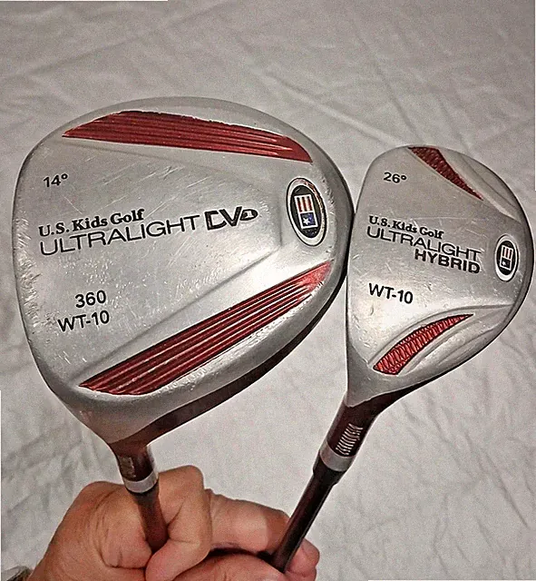 U.S. Kids ULTRALIGHT-Left Handed DV1 14*/360 Driver & 26* HYBRID Set of 2